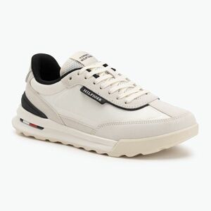 Férfi Tommy Hilfiger Retro Runner Nylon Mix elefántcsont szirom cipő (Retro Runner Nylon Mix FM0FM05523Z00) kép