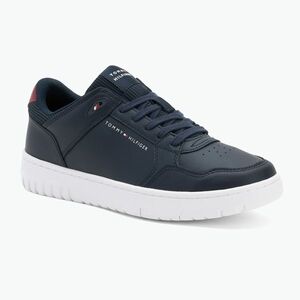 Férfi Tommy Hilfiger Basket Core Core Lite Lth Mix sivatagi égbolt cipő (Basket Core Lite Lth Mix FM0FM05518DW5) kép
