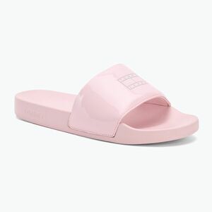 Tommy Hilfiger női Flag Pool Slide Patent misty pink flip-flopok (Flag Pool Slide Patent EN0EN02901TH2) kép