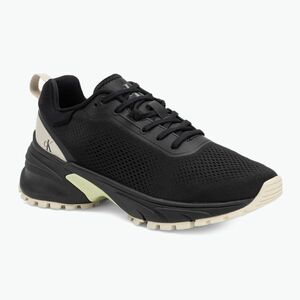 Calvin Klein női cipő YW0YW01856 Hike Runner Mg Tech Knit fekete/pisztácia/fehér jade (Hike Runner Mg Tech Knit YW0YW018560GO) kép