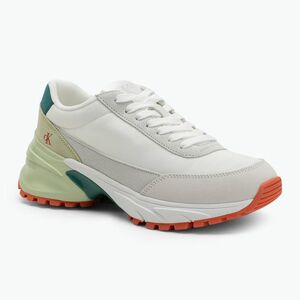 Calvin Klein női cipő YW0YW01852 Hike Runner Mg Nylon Mix világos fehér/osztraszkuszi mushvroom (Hike Runner Mg Nylon Mix YW0YW0185201S) kép