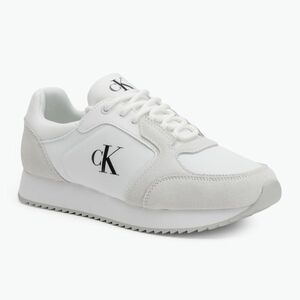 Calvin Klein férfi cipő YM0YM01326 Retro Runner Sock Lace Up Ny-Su Bright White/Fekete (Retro Runner Sock Lace Up Ny-Su YM0YM0132601W) kép