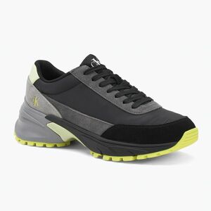 Calvin Klein férfi cipő YM0YM01292 Hike Runner Casual Ny-Su Ck Black/Granite Grey/Wild Lime Fekete/Granite Grey/Wild Lime (Hike Runner Casual Ny-Su YM0YM0129201L) kép