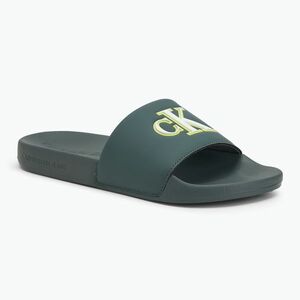 Férfi Calvin Klein YM0YM01281 Jelly Mono PU Seaside Aqua/Fehér flip-flopok (Jelly Mono PU YM0YM0128102M) kép