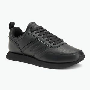 Calvin Klein férfi cipő HM0HM01897 Low Prof Runn Laceup Tape Triple Black alacsony Prof Runn Laceup Tape hármas fekete (Low Prof Runn Laceup Tape HM0HM018970GJ) kép