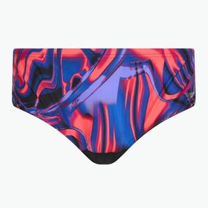 Speedo férfi Allover Digital 14cm Brief fekete/piros úszó boxeralsó (Allover Digital 14 cm Brief 8-02587H059) kép