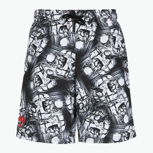 Speedo Print Leisure 17" gyermek úszónadrág fekete/fehér (Print Leisure 17" 8-07857C630) kép