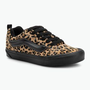 Vans Knu Skool leopárd fekete cipő (Knu Skool VN000CS0BMA) kép