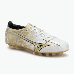 Férfi futballcipő Mizuno Alpha Japan AG fehér/gearany/fekete (Alpha Japan AG P1GA246150) kép