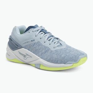 Női kézilabda cipő Mizuno Wave Stealth Neo heather/white/neo lime Mizuno Wave Stealth Neo heather/white/neo lime (Wave Stealth Neo X1GB200002) kép