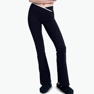 Női jóganadrág JOYINME Dual Essence Flare fekete (Flare Dual Essence 802588) kép