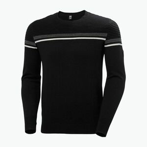 Férfi Helly Hansen Carv kötött pulóver fekete (Carv Knitted Sweater 65779_990) kép