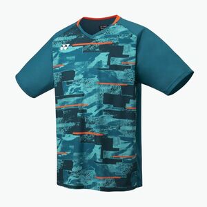 Férfi teniszpóló YONEX 0034 Club kék/zöld (0034 Club CTYM00344BGS) kép