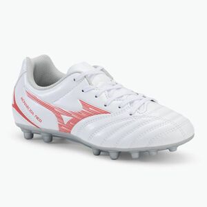 Gyermek futballcipő Mizuno Monarcida Neo III Select AG fehér/sugárzó piros (Monarcida Neo III Select AG P1GB242660) kép