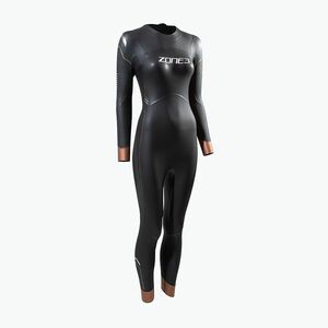 Női triatlonos búvárruha ZONE3 Thermal Agile 3 mm fekete/arany (Thermal Agile WS22WTAG101) kép