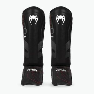 Női sípcsont- és lábfejvédők Venum Tactical XT Shinguards fekete/tűzpiros (Tactical XT Shinguards VENUM-05537) kép