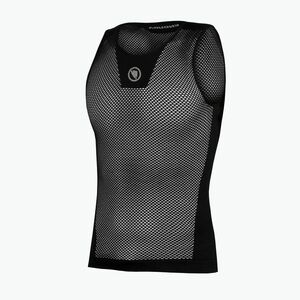 Férfi kerékpáros pulóver Endura Fishnet II Ujjatlan Baselayer fekete (Fishnet II Sleeveless Baselayer E3167BK) kép