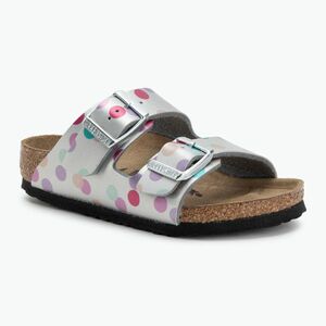 BIRKENSTOCK gyerek flip-flop Arizona BF Narrow elektromos metál pöttyös ezüst (Arizona BF Narrow 1029842) kép