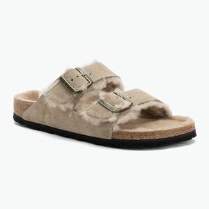BIRKENSTOCK Arizona Shearling SL Narrow taupe színű flip-flopok (Arizona Shearling SL Narrow 1028293) kép