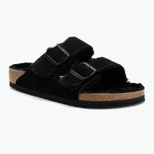 BIRKENSTOCK Arizona Shearling SL Regular fekete flip-flopok (Arizona Shearling SL Regular 752661) kép