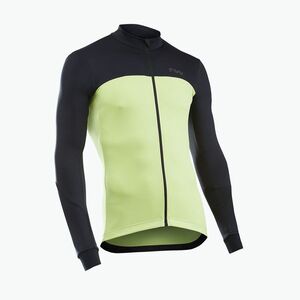 Férfi Northwave Force 2 Jersey FZ hűvös matcha/fekete kerékpáros melegítő felső (Force 2 Jersey FZ 89171174) kép