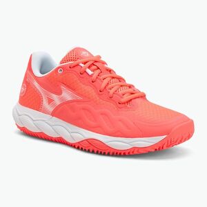 Női teniszcipő Mizuno Wave Enforce Court CC W calypso coral/white/barely pink Mizuno Wave Enforce Court CC W calypso coral/white/barely pink (Wave Enforce Court CC W 61GC243666) kép