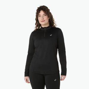 Női futó hosszú ujjú ASICS Core LS Half Zip téli teljesítmény fekete (Core LS Half Zip Winter 2012D294-001) kép