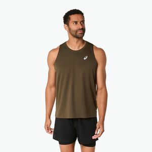 Férfi ASICS Core Singlet barna kő futópóló (Core Singlet 2011D223-200) kép