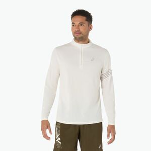Férfi ASICS Icon LS 1/2 Zip krémszínű hosszú ujjú futócipő (Icon LS 1/2 Zip 2011D241-100) kép