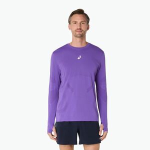 Férfi ASICS Road Seamless LS edo lila hosszú ujjú futócipő (Road Seamless LS 2011D356-500) kép