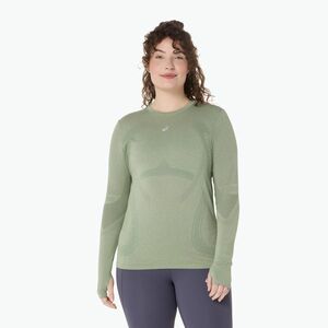 Női ASICS Road Seamless LS futó hosszú ujjú emlékmű kék/suttogó zöld (Road Seamless LS 2012D290-400) kép