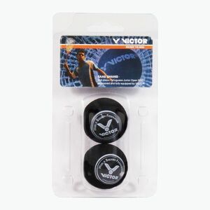VICTOR Squashball Dupla sárga 2 db fekete. (Squashball Double Yellow 117070) kép