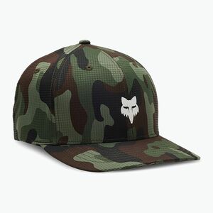 Férfi Fox Racing Fox Head Camo Tech Flexfit zöld terepszínű baseball sapka (Fox Head Camo Tech Flexfit 31623_031) kép