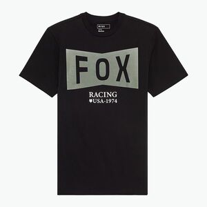 Fox Racing férfi póló Betűtípus fekete (Typeface 36457_001) kép