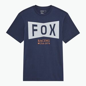 Fox Racing férfi póló Betűtípus éjfél (Typeface 36457_329) kép