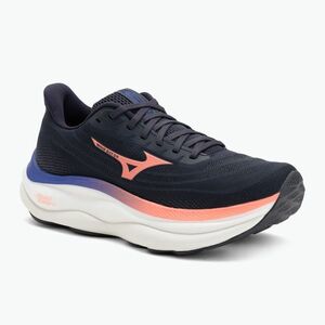 Női futócipő Mizuno Wave Sky 9 odyssey szürke/striking coral/iris bloom Mizuno Wave Sky 9 odyssey szürke/striking coral/iris bloom (Wave Sky 9 J1GD250221) kép
