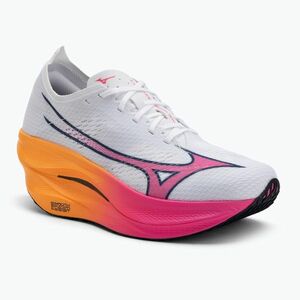 Mizuno Wave Rebellion Pro 3 futócipő fehér/rózsaszín tetra/tang narancssárga (Wave Rebellion Pro 3 U1GD253311) kép