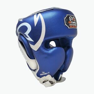 Rival RHG100 Professional fejvédő kék/ezüst bokszsisak (RHG100 Professional Headgear RHG100-BLUE/SILVER) kép