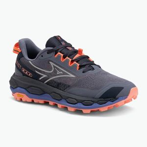 Női futócipő Mizuno Wave Mujin 11 kék gránit/ezüst/sztriking korall (Wave Mujin 11 J1GK257021) kép