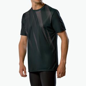 Férfi futó póló Mizuno Core Graphic Tee fekete (Core Graphic Tee J2GAC51009) kép