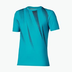 Férfi Mizuno Core Graphic Tee capri breeze futó póló (Core Graphic Tee J2GAC51032) kép