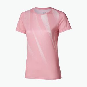Női futópóló Mizuno Core Graphic Tee fehérített lila (Core Graphic Tee J2GAC70861) kép