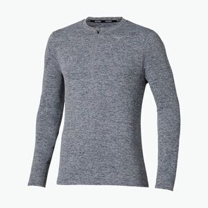 Férfi Mizuno Core Impulse Half Zip Tee quicksilver futás hosszú ujjú ruha (Core Impulse Half Zip Tee J2GAC53506) kép