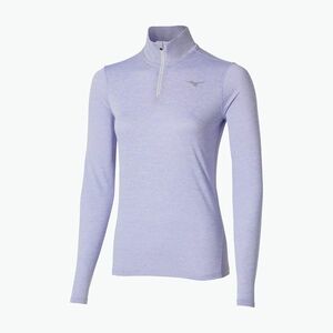 Női futó pulóver Mizuno Core Impulse Half Zip Tee izlandi kék (Core Impulse Half Zip Tee J2GAC71604) kép