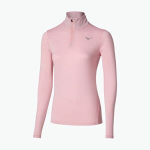 Női futó pulóver Mizuno Core Impulse Half Zip Tee fehérített lila (Core Impulse Half Zip Tee J2GAC71661) kép