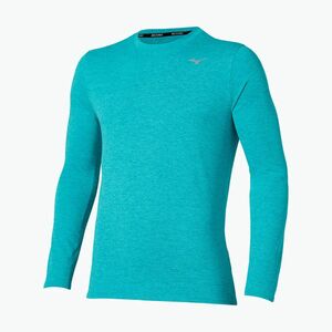 Férfi Mizuno Core Impulse Tee capri breeze futó hosszú ujjú ruha (Core Impulse Tee J2GAC52032) kép