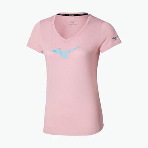 Női futópóló Mizuno Core Runbird Tee fehérített lila (Core Runbird Tee J2GAC71061) kép