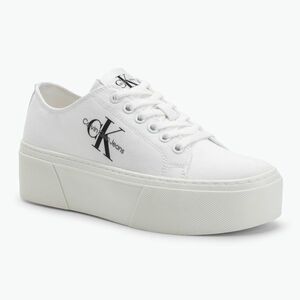 Calvin Klein női tornacipő YW0YW01033 Vulc Flatform+ Cupsole Alacsony fehér (Vulc Flatform+ Cupsole Low YW0YW0103301T) kép
