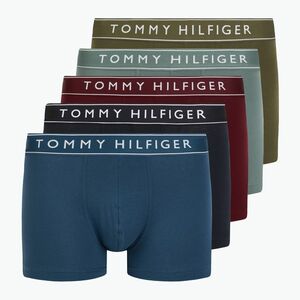 Tommy Hilfiger férfi boxeralsó UM0UM03679 5 pár dezrt sky/fossil blu/utility oliv/grove grn/rouge (UM0UM036790T7) kép