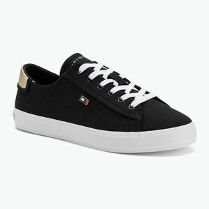 Tommy Hilfiger női edzőcipő Vulc Canvas Lace Up fekete (Vulc Canvas Lace Up FW0FW08647BDS) kép